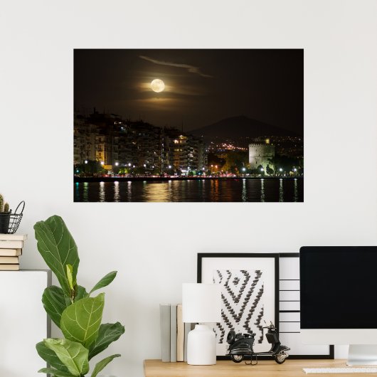 月すごい出 ポスター (ホームオフィス)