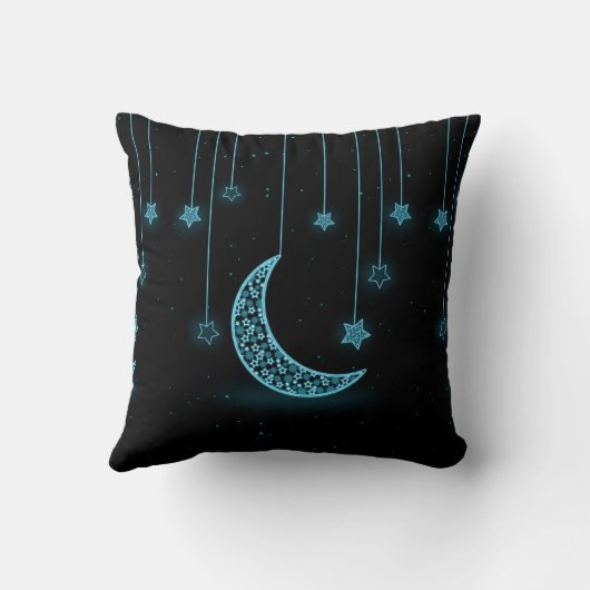 月つると星 クッション (裏面)