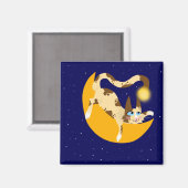 月つるに浮かぶ マグネット (正面/裏面)