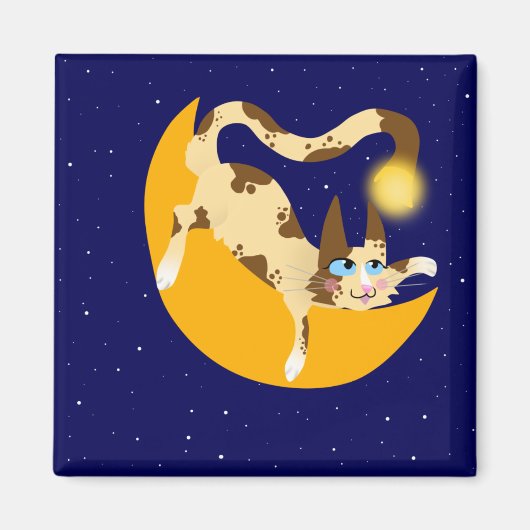 月つるに浮かぶ マグネット (正面)