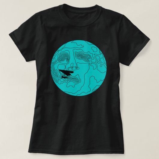 月つる光の光 Tシャツ (デザイン正面)