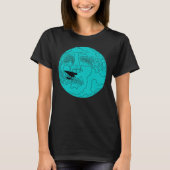 月つる光の光 Tシャツ (正面)