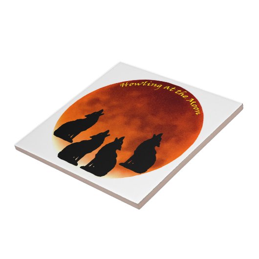 月での遠吠え タイル (側面)