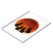 月での遠吠え ノートブック (左側)