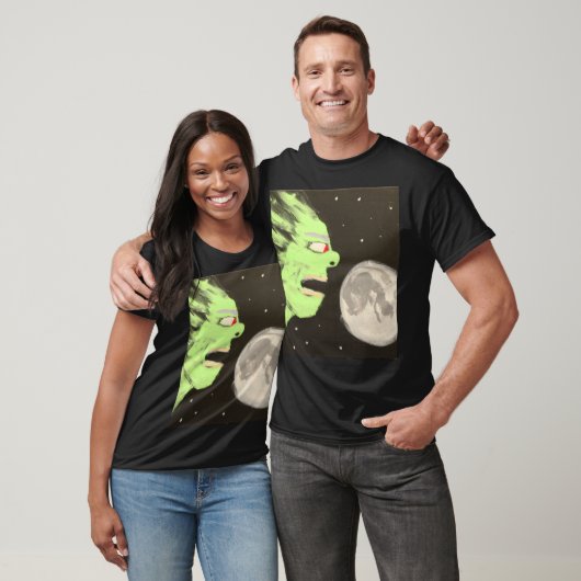 月で叫ぶ Tシャツ (ユニセックス)