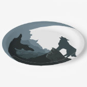 月で吠える ペーパープレート (アングル)