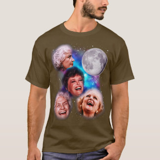 月で吠える Tシャツ