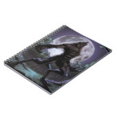 月で遠ぼえしている狼人間 ノートブック (左側)