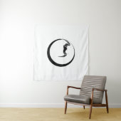 月とこうもり タペストリー (インサイチュ(横))