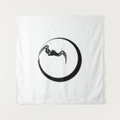 月とこうもり タペストリー (正面)