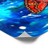 月との踊り ポスター (角)