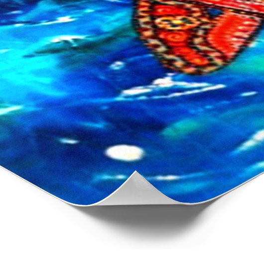 月との踊り ポスター (角)