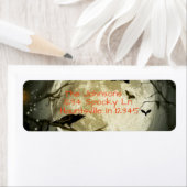 月とカラス ラベル (インサイチュ)