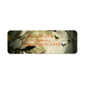 月とカラス ラベル (正面)