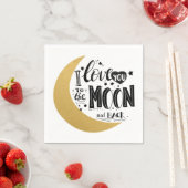 月とシャワーが大好き スタンダードカクテルナプキン (インサイチュ)