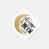 月とシャワーが大好き スタンダードカクテルナプキン (角)