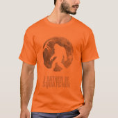 月とシルエットというスクアチンの方がいいと思う Tシャツ (正面)
