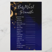 月とスターテーマベビー単語スクランブルゲーム (正面)