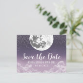 月とバックパープルにあなたを愛結婚する 案内ポストカード (スタンド正面)