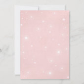 月とバックベビーシャワー招待状 招待状 (裏面)