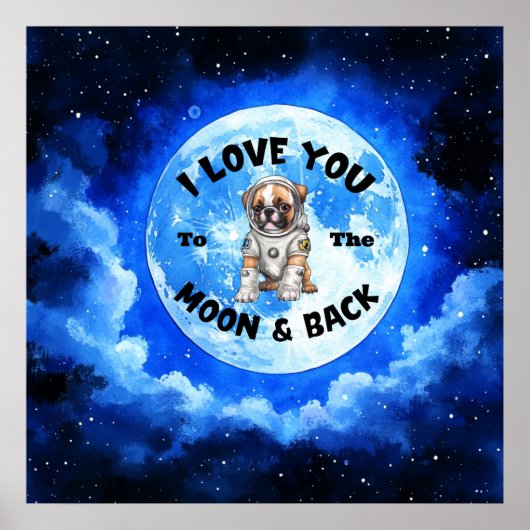 月とバックボクサーにあなたが大好き ポスター (正面)