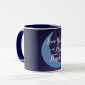 月とバックマグカップにあなたを愛する マグカップ (正面左)