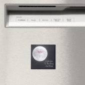 月とバックマグネットに愛するパーソナライズ マグネット (インサイチュ (食洗機))