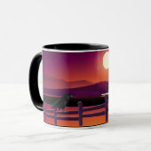 月とラヴェンス マグカップ (正面左)