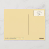 月と一緒にビールを飲む男 ポストカード (裏面)