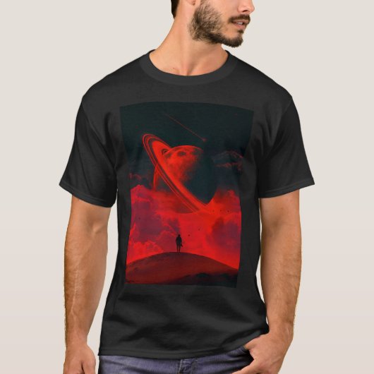 月と二人きり Tシャツ (正面)