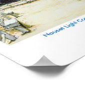 月と交わるナウセットライト ポスター (角)