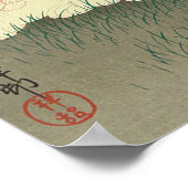 月と兎, 古邨 Rabbits & Moon, Koson, Ukiyo-e ポスター (角)