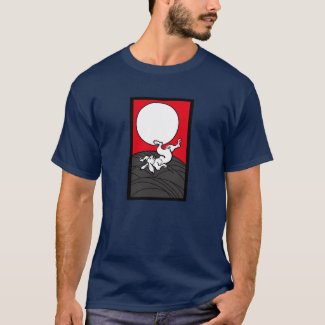 月と兎 Tシャツ