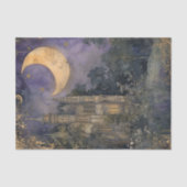 月と城の切り離しティッシュペーパー 薄葉紙 (正面)