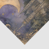 月と城の切り離しティッシュペーパー 薄葉紙 (詳細)