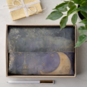 月と城の切り離しティッシュペーパー 薄葉紙 (ギフト)