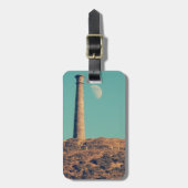 月と塔：アバリストス ラゲッジタグ (正面縦)