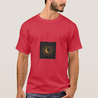 月と太陽の天体ギフト Tシャツ