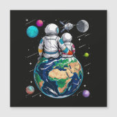 月と宇宙飛行士 (正面)