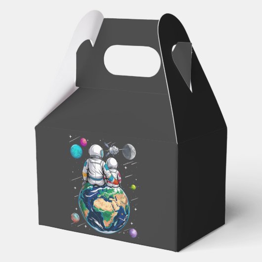 月と宇宙飛行士 フェイバーボックス (正面)