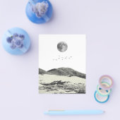 月と山の壁画 チラシ (シングル)