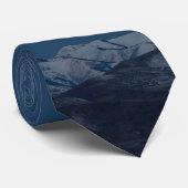 月と山 ネクタイ (ロール)
