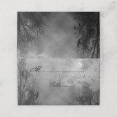 月と幽霊のよく出るラヴェンス折り畳み座席表 プレイスカード (外部開封)