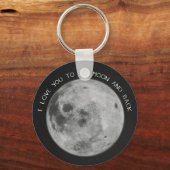 月と後の星空にあなたを愛する キーホルダー