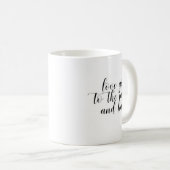 月と後ろにあなたを愛する コーヒーマグカップ (正面右)