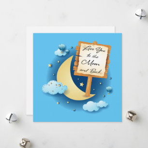 月と後ろにあなたを愛する シーズンカード