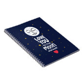 月と後ろにあなたを愛する ノートブック (右側)