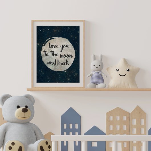 月と後ろにあなたを愛する ポスター