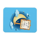 月と後ろにあなたを愛する  マグネット (横)