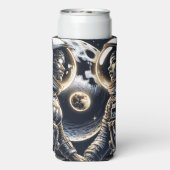 月と後ろにあなたを愛する |宇宙飛行士 スリム缶クーラー (Seltzer裏面)